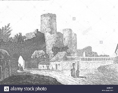 indre-ruines-du-chateau-de-chatillon-sur-indre-1835-old-antique-print-picture-MN5HD7.jpg