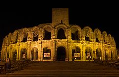 Amfiteatr w Arles stan obecny