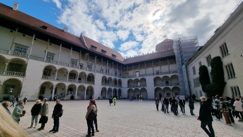 Wawel - dziedziniec zamkowy