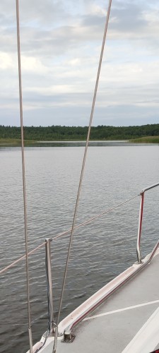 Przesmyk gdzie zatoneła ciężarówka ze zbiorami z Museum w E