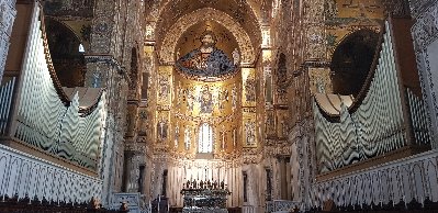 Chrystus Pankrator w Klasztorze w Monreale