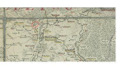 mapa okolicy z 1782